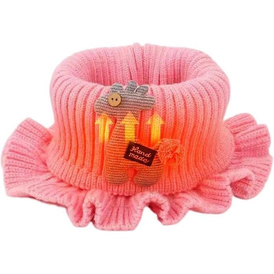 Écharpe Tube Enfants Hiver - Toile Polaire Chaude, Motif étoiles, Pour Garçons Et Filles, Lavage Main, Boucle Réglable