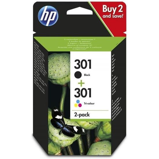 Cartouches d'encre compatibles avec HP301 HP 301 XL Noir / Couleurs : x 1  ou Lot