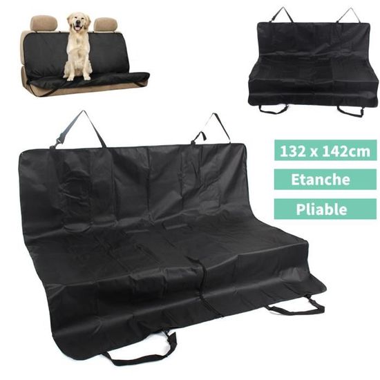 Housse De Siège Arrière Pour Chien - Étanche Hamac Voiture - Protection Banquette - Grand