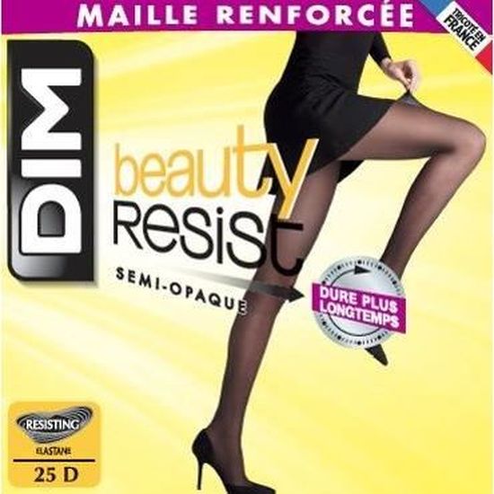 DIM Lot de Collants Beauty Resit Semi Opaque 25 Deniers Noir