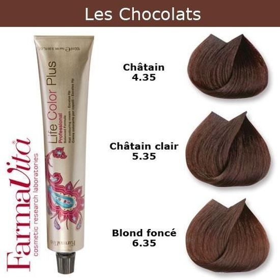 Coloration Cheveux Farmavita Tons Chocolats Blond Fonce Chocolat 6 35 Cdiscount Au Quotidien