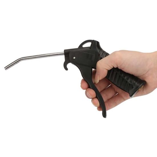 Pistolet Souffleur Air Comprimé Universel - Buse Métal, Bec Court, Pour Usage Professionnel Et Intensif