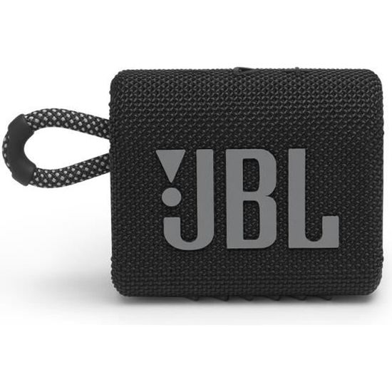 JBL GO 3 Black Enceinte étanche portable - Noir