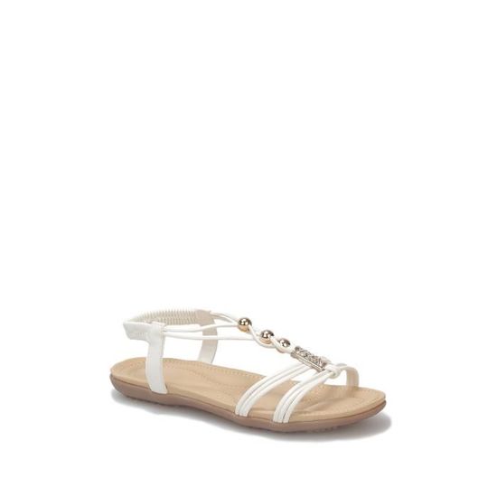 Sandales Pour Filles Été Semelle Souple Mode Fleur De Perle Décorée Chaussures De Plage Pour Bébé Et Enfants Confortables Légères