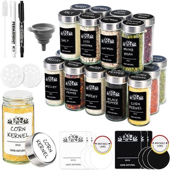 Kadax - Lot De 100 Petits Bocaux De Confiture Avec Couvercle