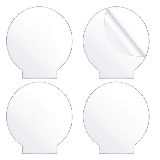 BigKing 20 Feuilles Acryliques Rondes 15 Cm - Épaisseur 0,2 Cm - Pour Artisanat Et Décoration