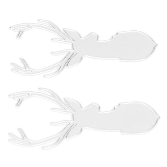 Matrices De Découpe Métal Motif Cerf De Noël – Pour Scrapbooking, Cartes, Gaufrage, DIY