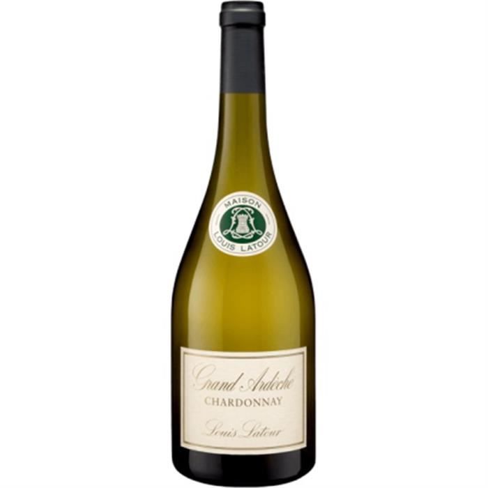 Vin blanc, Domaine Louis Latour, cuvée Grand Ardèche chardonnay 2018 Blanc