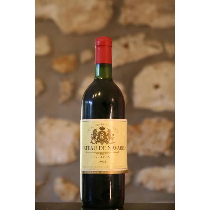 Vin rouge, Graves, Château Navarro 1982 Rouge