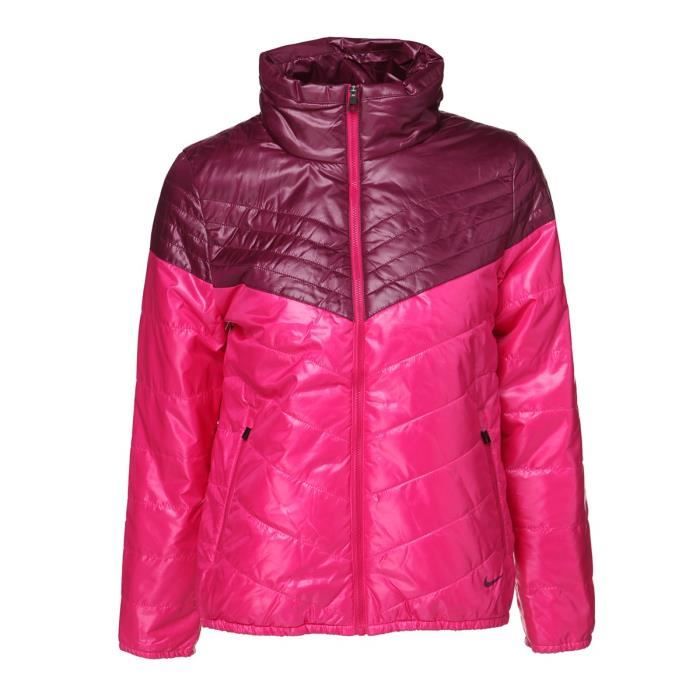 veste nike rose et noir