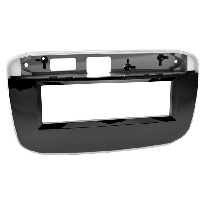 Adaptateur de façade 1-DIN Fiat Punto EVO 2009 > noir piano