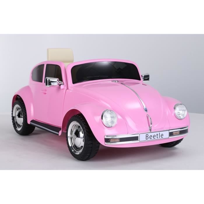 Voiture pour enfants VW Beetle 12V 2x35W Volkswagen véhicule pour enfants véhicule électrique rose