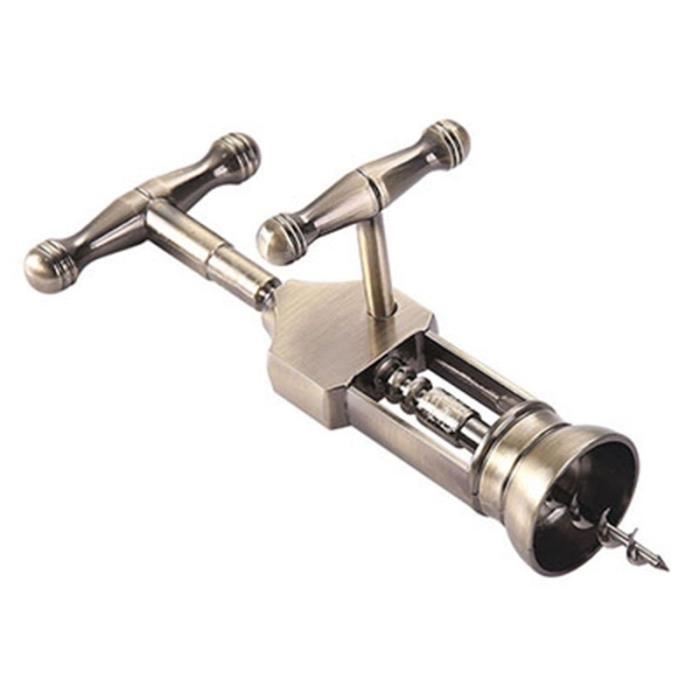 Tire-bouchon en métal pour vin - Ouvre-bouteille ouvre-bouteille en métal levier Design tire-bouchon p - Modèle: Gold - WMKPQA09856