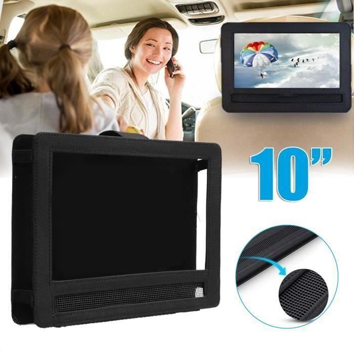 Case 10'' Portable DVD Lecteur Appui-tête Voiture Housse Etui Support Transport Aa03979