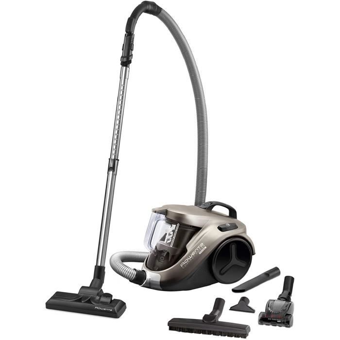 Rowenta Compact Power Cyclonic Aspirateur sans Sac Performant Compact Léger Maniable Ergonomique Capacité 1,5 L Accessoires Animaux