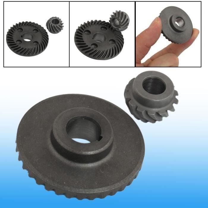 MEULEUSE 2 pièces de remplacement réparation Angle Grinder Moulin à spirale engrenage conique pour Hitachi 100 Bout0109-18D-30789