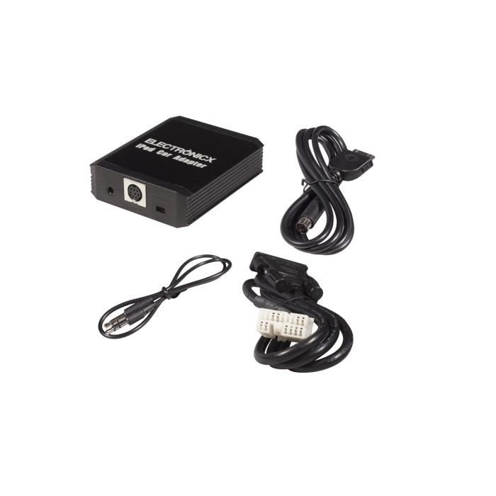 iPhone , iPod , iPad , AUX Interface Adaptateur autoradio Fiat et Suzuki avec 14 Pin
