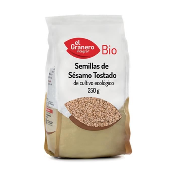 EL GRANERO INTEGRAL - Graines de sésame grillées biologiques 250 g