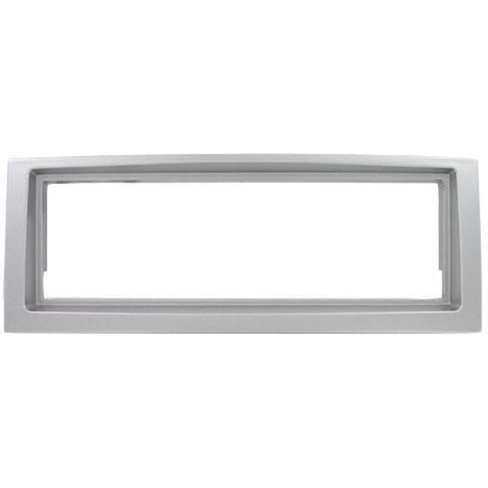 Facade Autoradio 1DIN PEUGEOT 407 ap08 - Argent - RAF2507 - Façade argent pour Peugeot 407 à partir de 2008