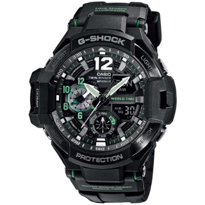 Casio Montre homme G-Shock Chronograph GA-1100-1A3ER
