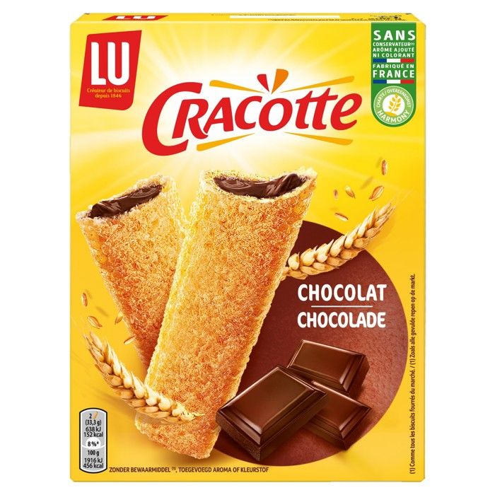 Cracquinettes chocolat 200 g Cracotte