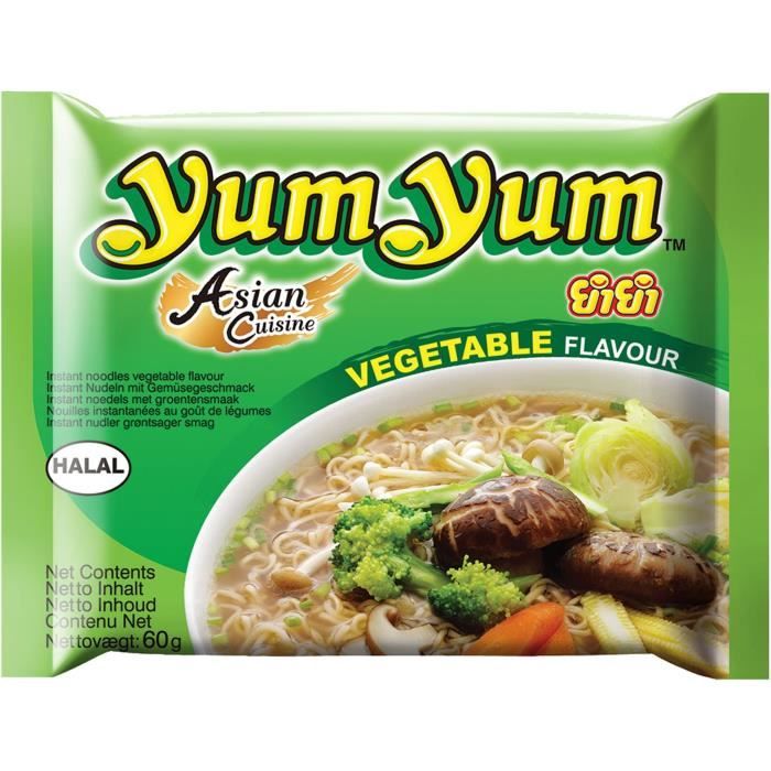 Nouilles chinoises YumYum aux Légumes (lot de 20)