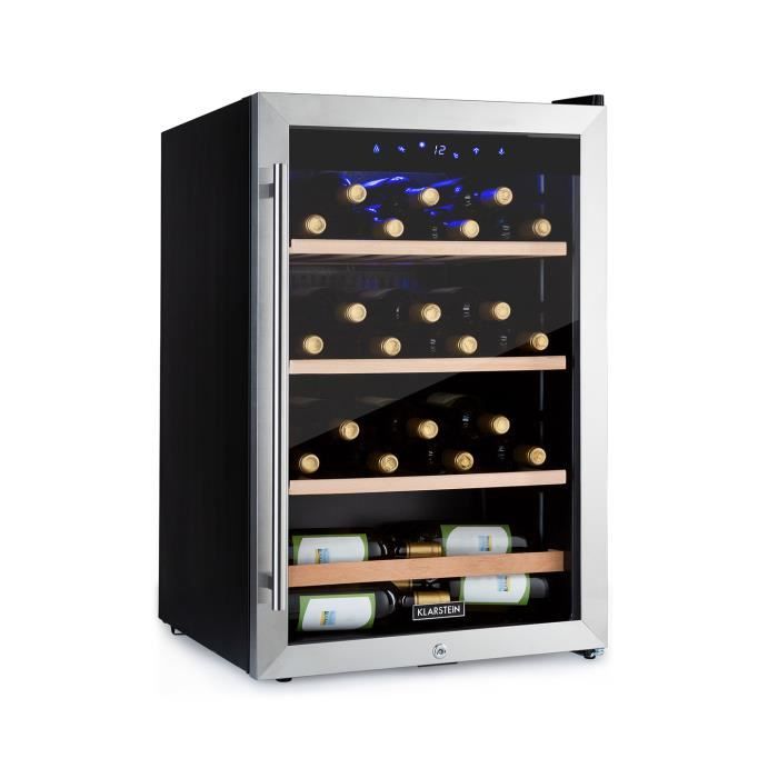 Klarstein Vinamour 48 uno - Cave à vin réfrigérée 48 l / 128 bouteilles , 42 db