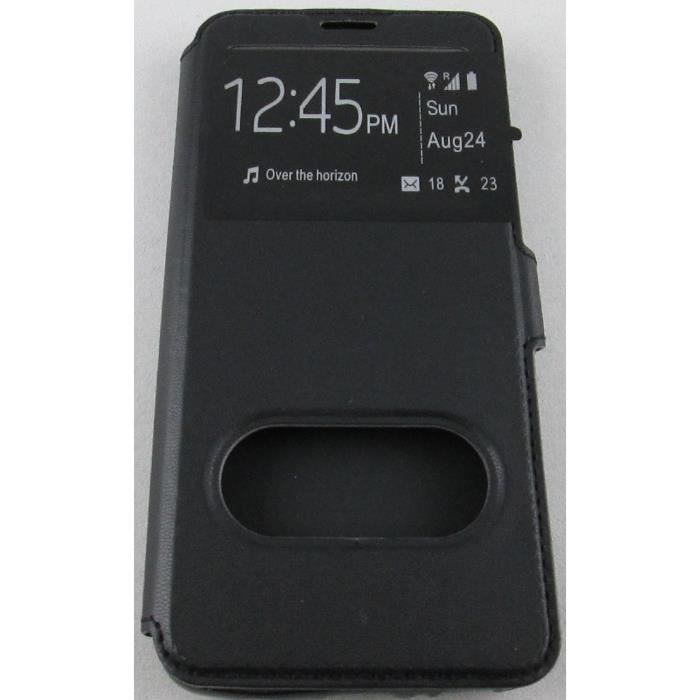 étui portefeuille samsung galaxy S9 noir