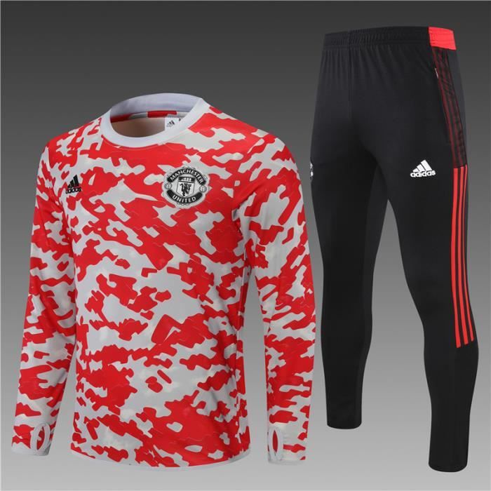 Nouveau Survêtement de MANCHESTER UNITEDx 2022 Tenue Maillot de Football Homme Adulte
