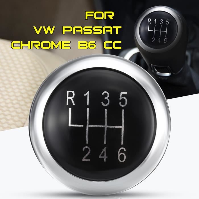 6-Vitesse Couvercle Pommeau Levier de Vitess VW Passat B6 B7 CC