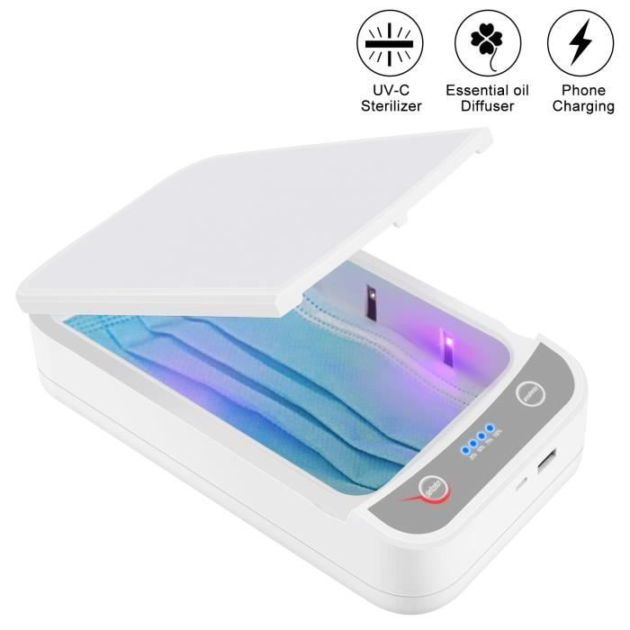 Stérilisateur Boîte Portable Désinfection UV Lumière Nail Outils Salon Rechargeable Maquillage Pince À Épiler