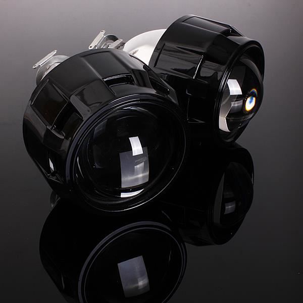 Paire 2.5- RHD Bi-Xénon Hi/Lo HID Projecteur Lens Angel Eye CCFL Halo H1 H4 H7