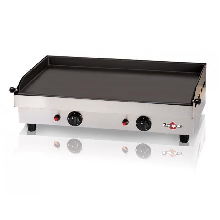 Plancha à 2 gaz 6000 KW - 73 x 40 cm