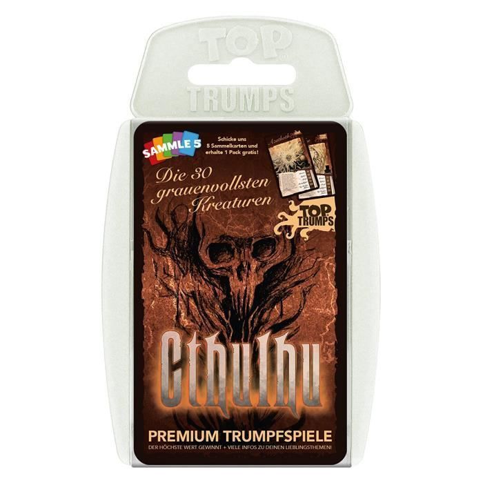 Winning Moves Top Trumps Cthulhu, Jeu de cartes à comparer, 14 année(s), Cthulhu, Enfants, Garçon-Fille, Allemand