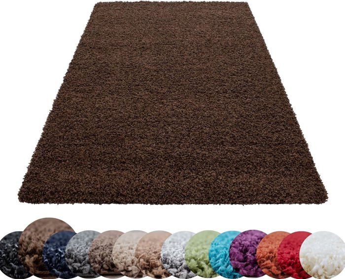 Highdi Tapis Rond 120cm Rouge - Tapis Salon Moderne Antidérapant Lavable Poils Ras Pour Chambre Et Cuisine