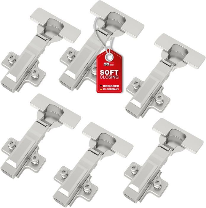 Charnières à Crochet En Acier Chromé Pour Boîtier D'instrument - Lot De 2