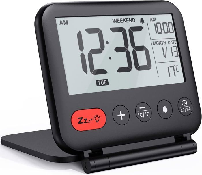 Horloge LCD vintage de voyage - Collection