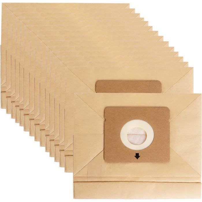 12 Sacs de aspirateur Compatibles avec RRowenta Zowenta ZR003901 Moulinex City Space et Moulinex Mini Space et Accessimo Aspirateur - Dasinko