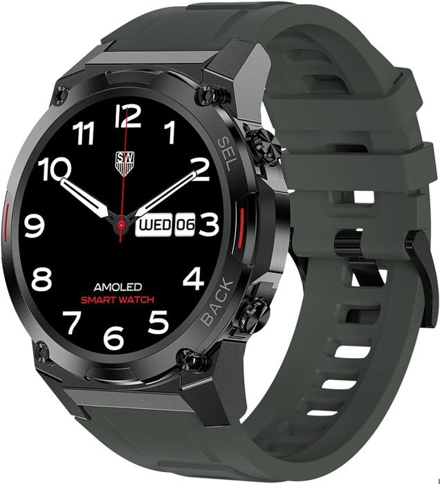 Montre intelligente AMOLED 143 pouces répondrepasser des appels tracker dactivité 400 mAh - vue 2