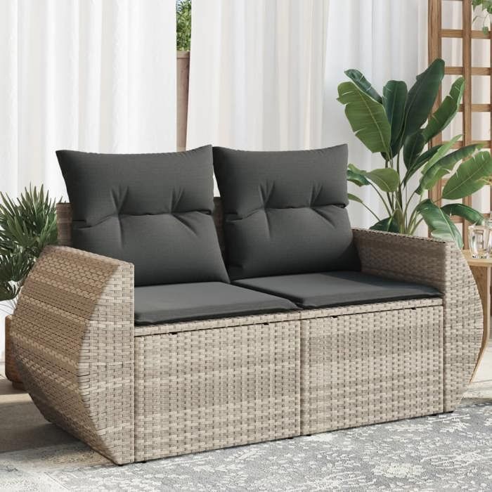 VidaXL Canapé de jardin modulable