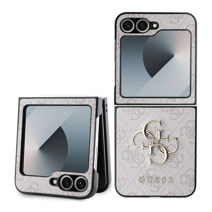 Guess PU Big 4G Metal Logo Case for Samsung Galaxy Z Flip 6 GUHCZF64GMGPI - vue 4