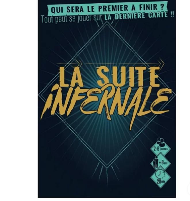 Jeu de cartes - La Suite Infernale - 110 cartes - Rapide à apprendre - Cartes spéciales