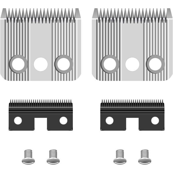 Meilleurs prix pour Paquet de 2 Star BladeLame de Rechange pour Tondeuse à Chien Compatible avec la Tondeuse Moser Rex 1230en Acier Inoxydable3mm