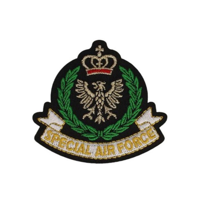Patch Ecusson Thermocollant Morse avec bouclettes 5 x 6 cm