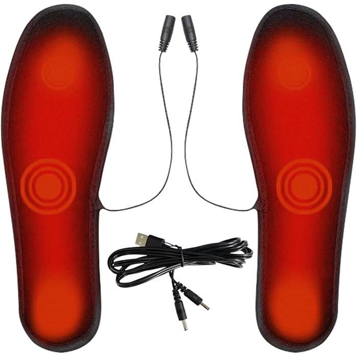 Semelles Chauffantes USB – Semelles Intérieures électriques Pour L'hiver – Taille 35-46