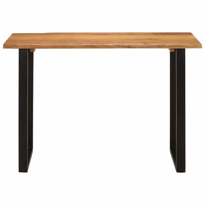 ShieldPro®Table cuisine(Rectangle) SOLOMON Brun Table à dîner - FAFA-TOP - Meuble de cuisine - 110x50x76 cm - Bois dacacia solide 8