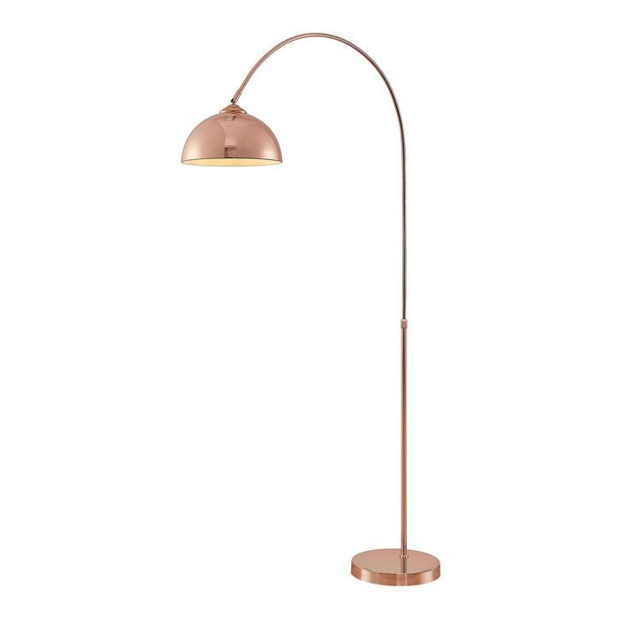 Lampadaire - Lindby - lampadaire arqué salon - - cuivré