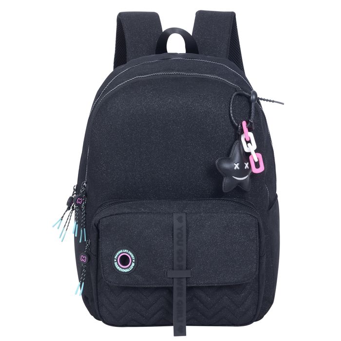 MARSHMALLOW - Sac à dos scolaire 2 compartiments NIGHTY - Noir - Fille MARSHMALLOW - Sac à dos scolaire 2 compartiments NIGHTY - Noir - Fille