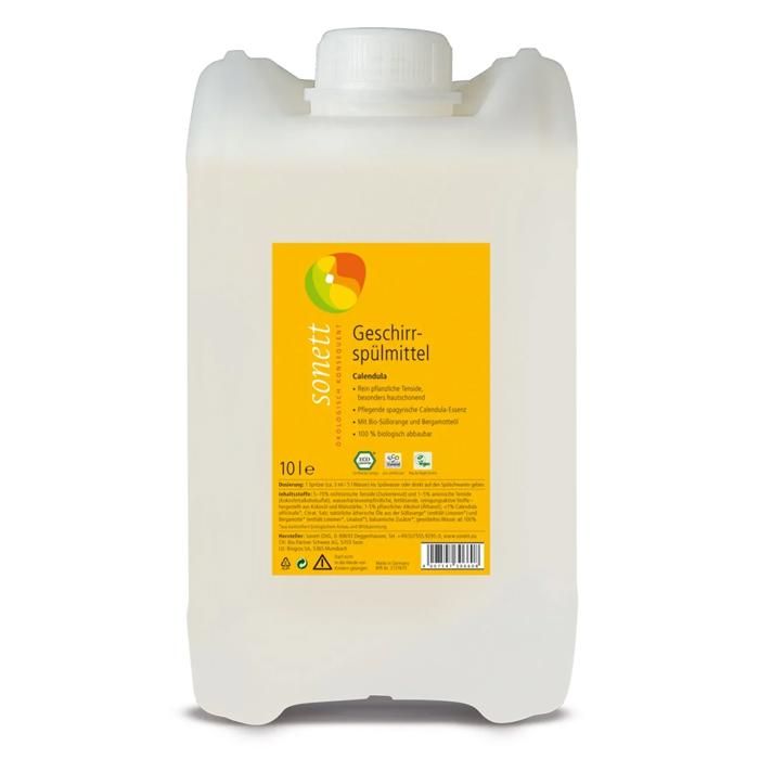 Liquide vaisselle calendula 10 litres professionnel écologique grand format
