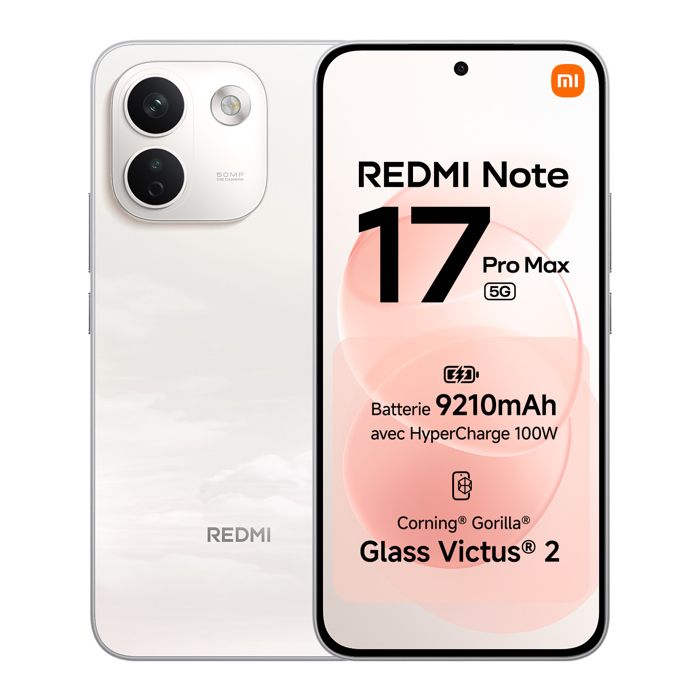 Smartphone XIAOMI Redmi Note 17 Pro Max 5G 8 Go RAM ROM - vue 6